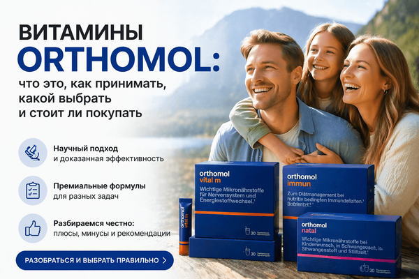 Витамины Orthomol (Ортомол): что это, как принимать, какой выбрать и стоит ли покупать