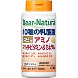 Asahi Dear Natura Японські вітаміни, мінерали, амінокислоти (49 компонентів), 200 таб на 50 днів. До 08/2026