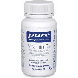 Pure Encapsulations Vitamin D3 5000 IU 60 капсул